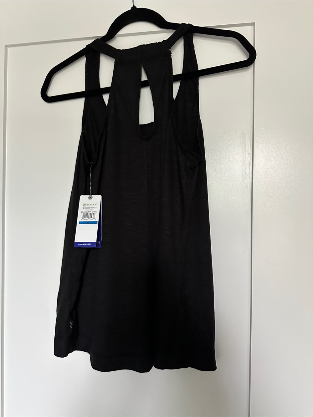 GAIAM Black Women's Yoga Tank Top with Strappy Back